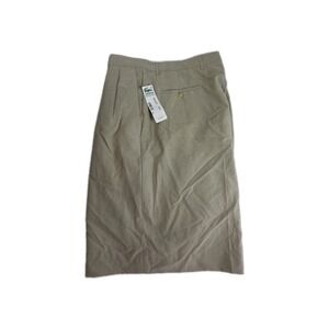 Lacoste Men's Classic Fit CHINO CHECK Shorts Size 3  Beige/Kaki Summer Brand New